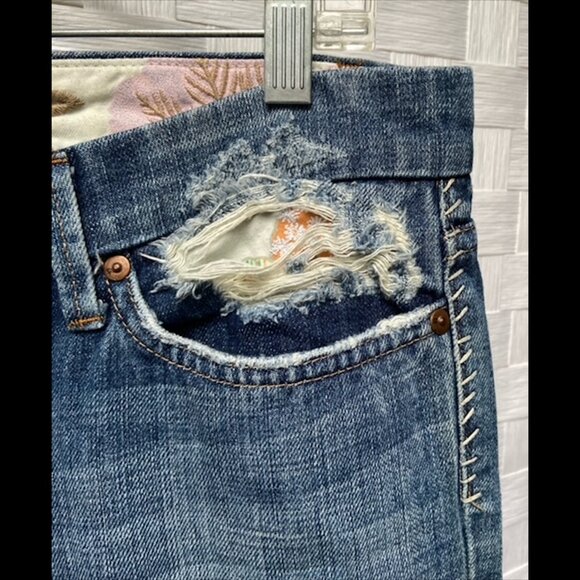 Joe's Vintage Series 1971 100% Cotton Medium Wash Boot Leg Jeans Pants W 28 - Picture 5 of 10